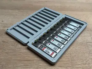 10× SFP+ Storage Box (In-Place Print, No Supports)