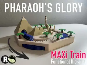 MAXi Train - Functional Pharaoh's Glory Diorama
