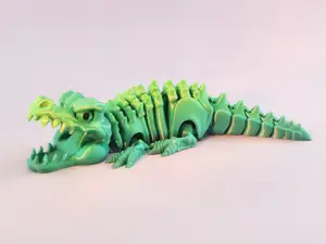 Skeletal Flexi Crocodile