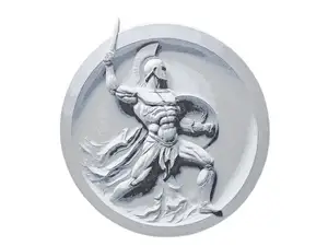 Spartacus Gladiator Stone Carving Relief Hueforge