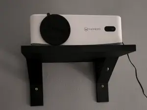 Projector wall shelf