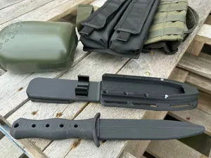Training knife case including LARP/Airsoft knife