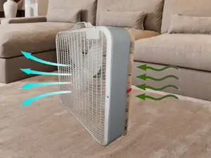 Box Fan Filter Attachment
