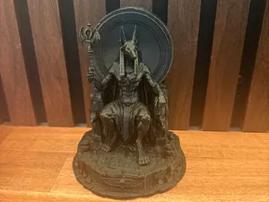 Anubis On His Throne Sculpture
