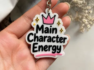 Main Character Energy Keychain