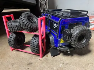 TRX4 / Mini Maxx Traxxas RC Car Wheel Rack