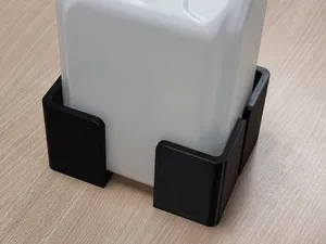 Brackets for gallon water carrier or similar items