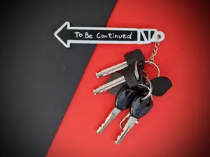 To Be Continued Keychain JoJo's Bizarre Adventure