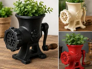 Retro Meat Grinder Flower Pot