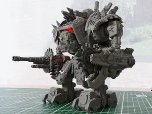 GorkaKnight Heavy Ork WarMachine inspired by WH40k