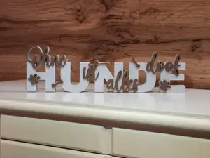 Ohne HUNDE ist alles doof - Schriftzug