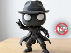 Spider-Noir Funko Like Figure NO AMS | Spiderman