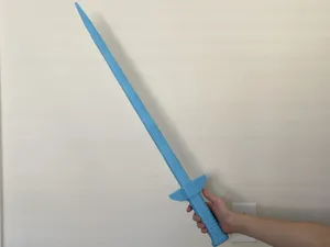 Print-in-Place Collapsible Warrior Sword