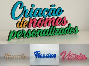 Nomes Decorativos Personalizados
