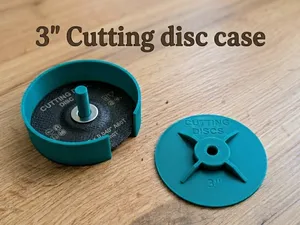 Screw-Lock container for 3" (76mm) Cutting Discs