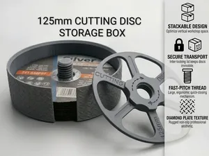125mm (5 inch) Cutting Disc Storage Box / improved