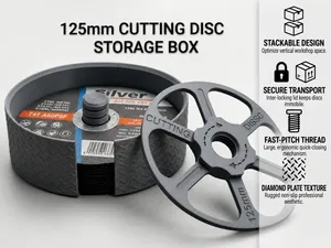 125mm (5 inch) Cutting Disc Storage Box / improved