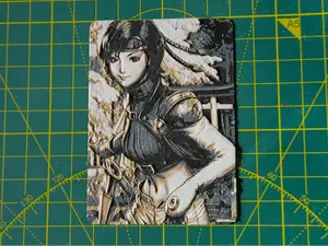 MTG Commander Deck Box inlay Final Fantasy Yuffie