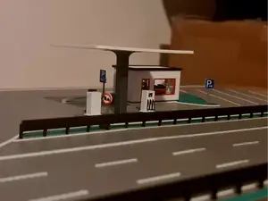 Maßstab 1:64 Autobahn + Parkplatz + Industrie