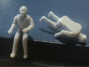 Worker Driver HO scale
