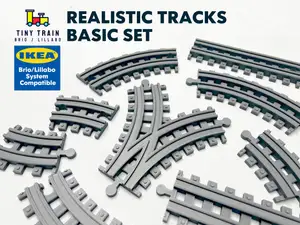Tiny Train Realistic Tracks - Ikea Brio/Lillabo