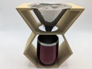 Pour Over Coffee Hexagon