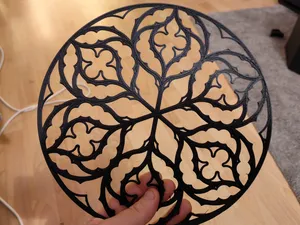 Mandala Rosette - filigree details