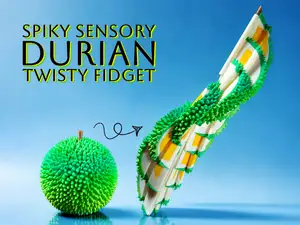 Twisty Sensory Durian Spiky Fidget Ball