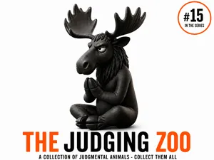 Moose Grumpy  – The Judging Zoo #15 | Easy Print 