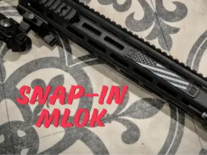 M-LOK Rail Cover Long AMERICAN FLAG NO HARDWARE