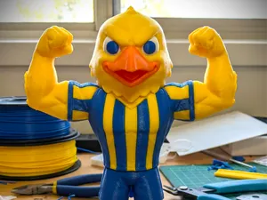 Güçlü Fenerbahçe YELLOW - Taraftar Maskot Figürü
