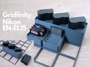 Nikon EN-EL15(c) Battery Storage - Gridfinity