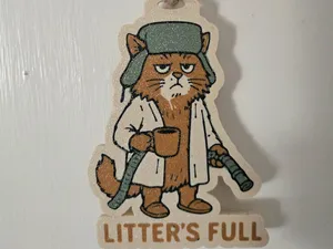 National lampoon's cat litters full ornament