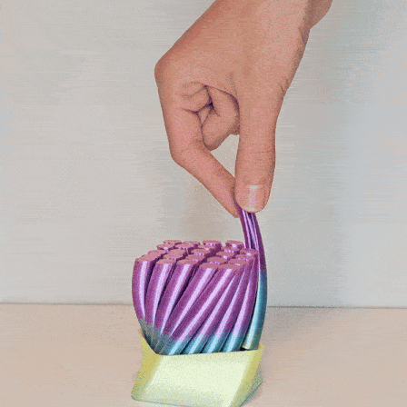 SpiralTwist Noodle Fidget (slime fidget)