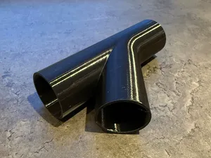 50mm Pipe 45 degree bend with Y Joint