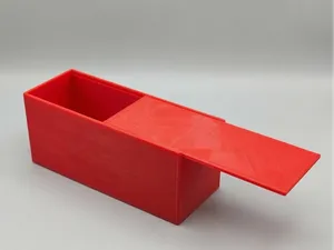 Einfache, große Box mit Schiebe-Verschluss
