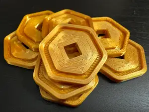 Two-sided Robux Roblox Coin & Keychain