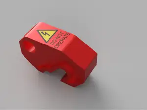 DO NOT OPERATE ! (Electrical lockout device)