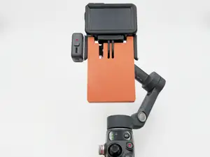 Action camera gimbal mount