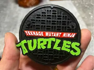 TMNT Sewer Logo Neca Toy Stands - 4 colors