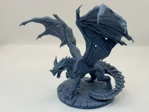 “The Stormbound Wyrm – Adult Blue Dragon D&D”