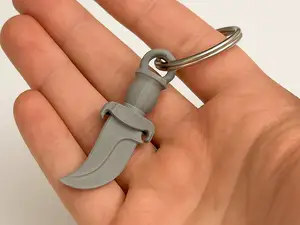 CS2 Knife Charm Keyring
