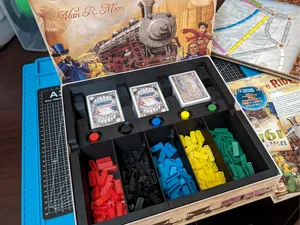 Ticket to Ride insert - USA Europe Nordic