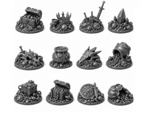 Tabletop Treasure Piles & Loot Markers