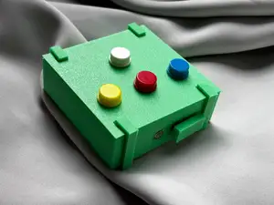 Pilot box 4 buttons electronics, magnetic switch