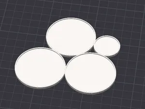 Miniature Moving Tray 3 x 50mm + 1 x 25mm