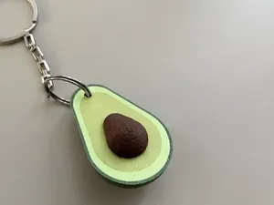 Avocado keychain