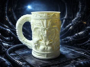 Giger Gothic Tankard Can Koozie 12oz and 16oz 