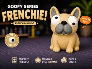 Goofy series – FRENCHIE Movable Eyes NOAMS