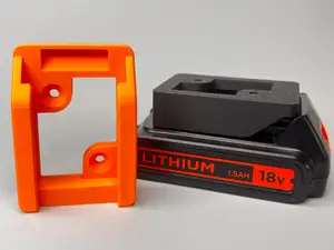 Black + Decker 18V Akkuhalter / Wandhalterung